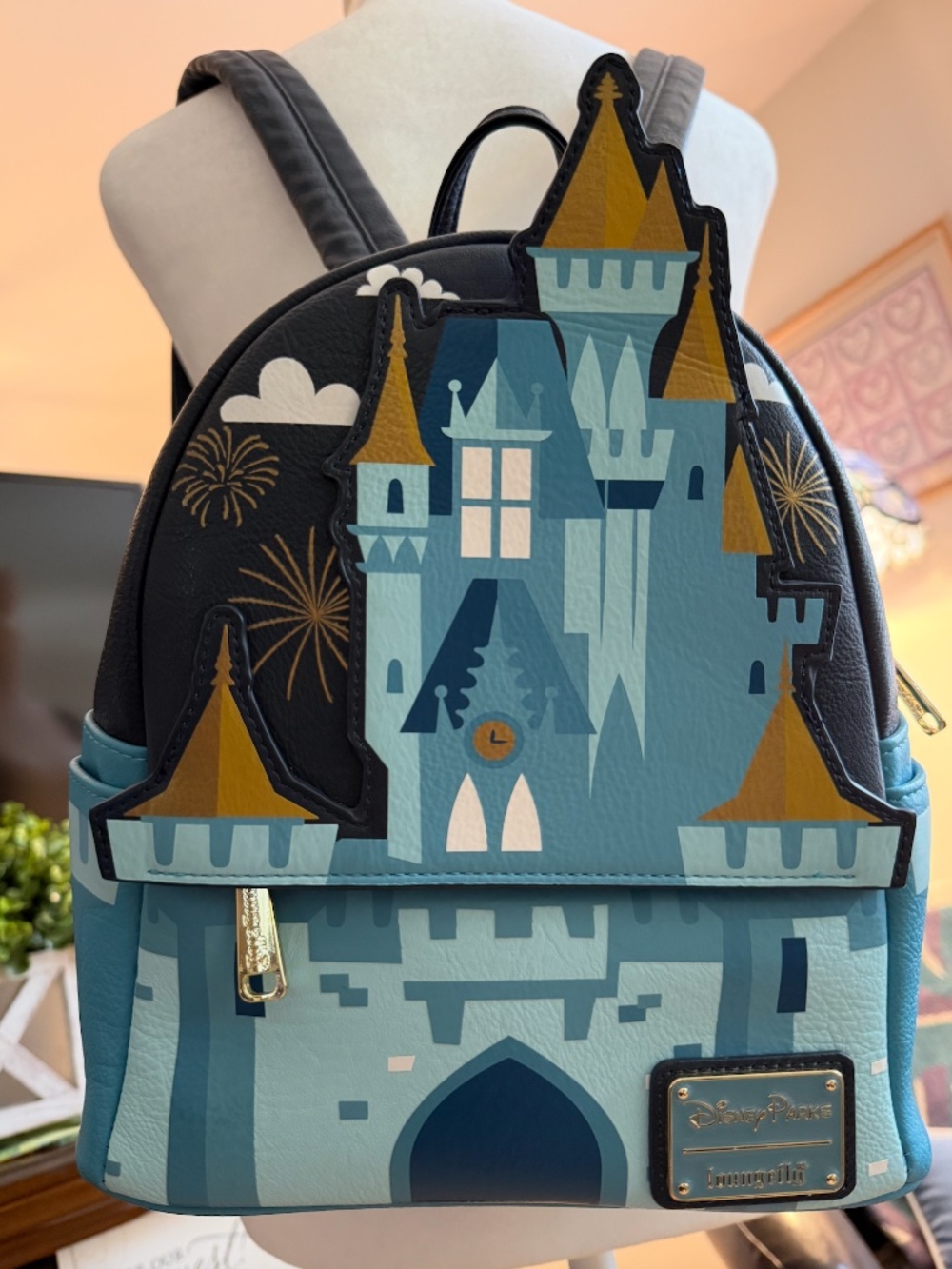 Loungefly Cinderella's Castle Mini Backpack Rare 2019 WDW